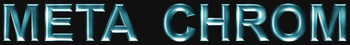 Meta Chrom Kennzeichenhalter logo